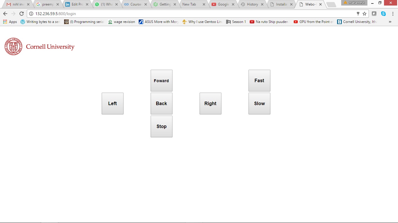 conroller screen